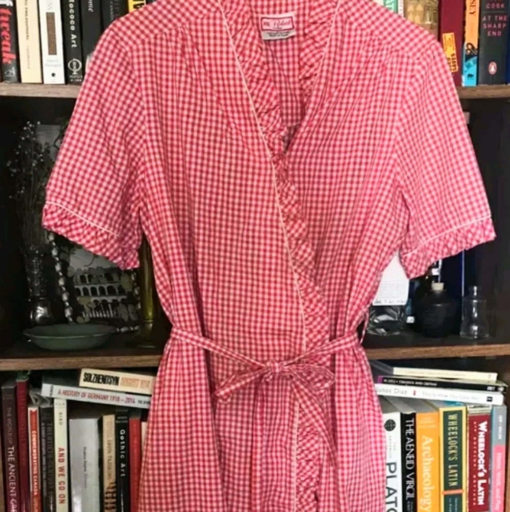Vintage Gingham Dress